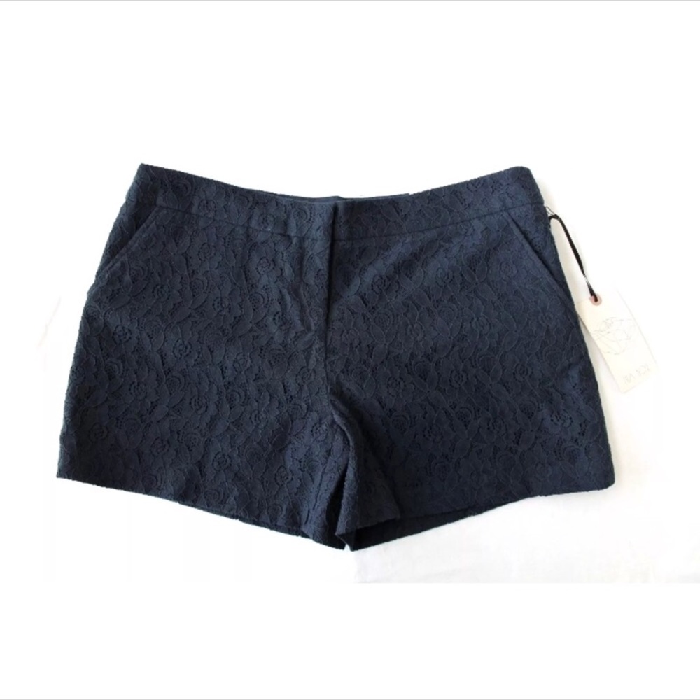 NWT Lila rose navy lace shorts